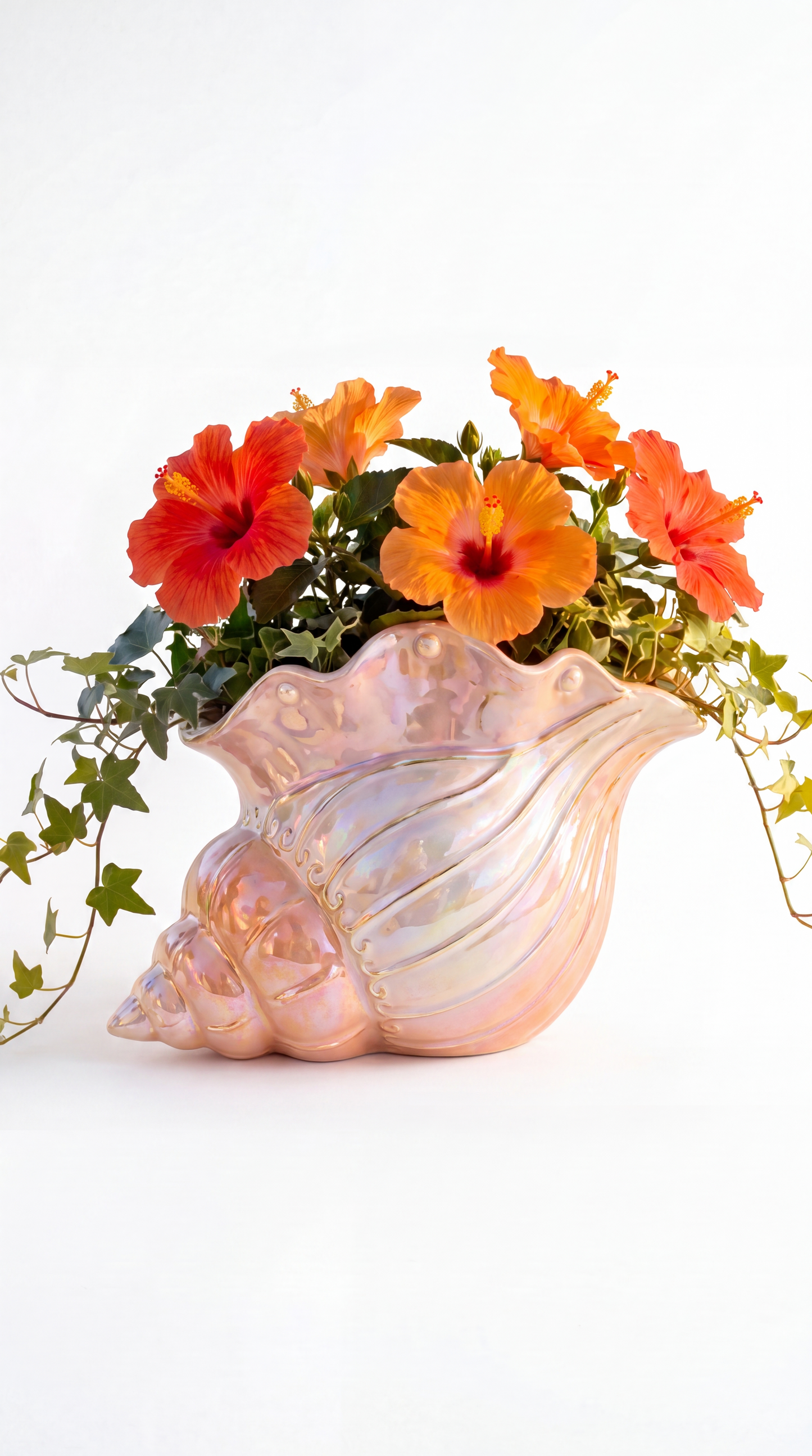 Conch Shell Flower Pot