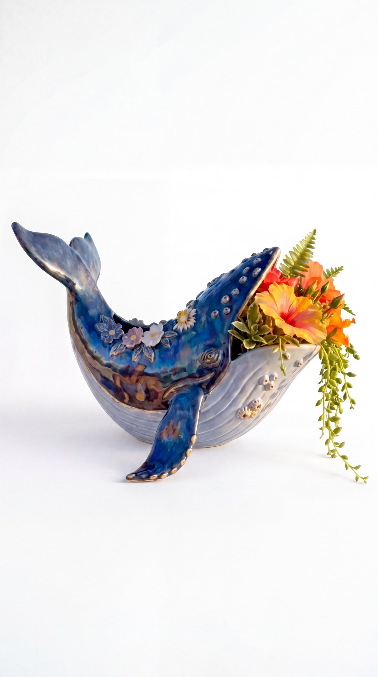 Whale Flower Pot