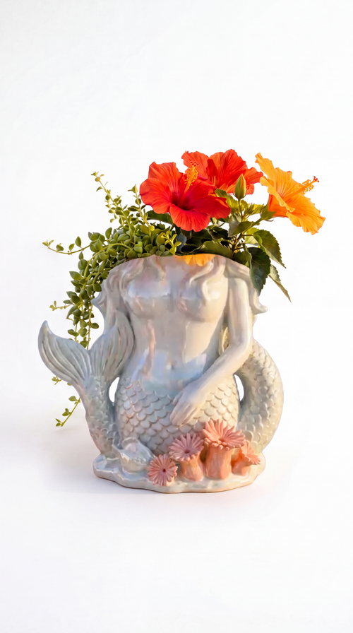 Mermaid Flower Pot
